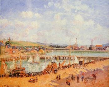 卡米耶 畢沙羅 The Port of Dieppe, the Dunquesne and Berrigny Basins